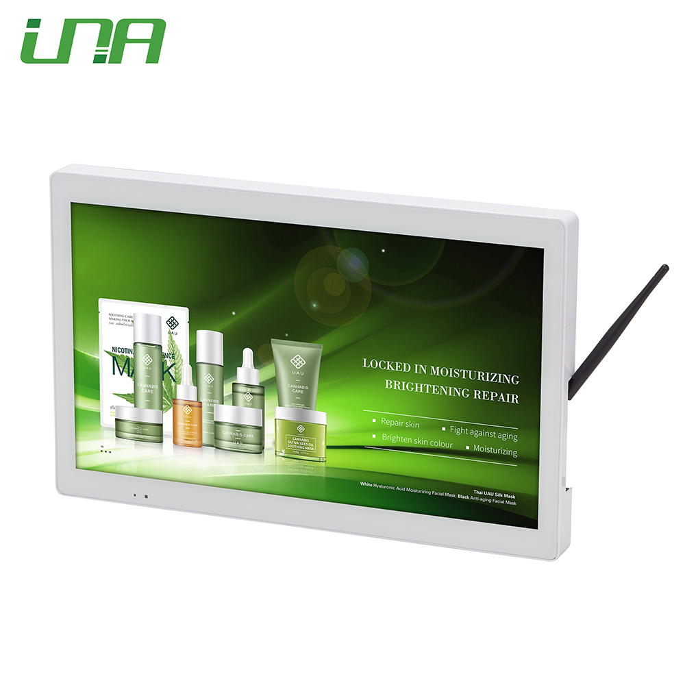 Pantalla LCD de tótem de pared de publicidad de pantalla industrial de 19 ''