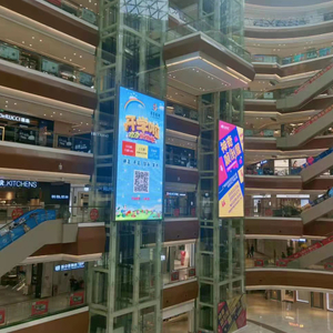 Pantalla de tablero inteligente de publicidad de letreros LED HD de centro comercial