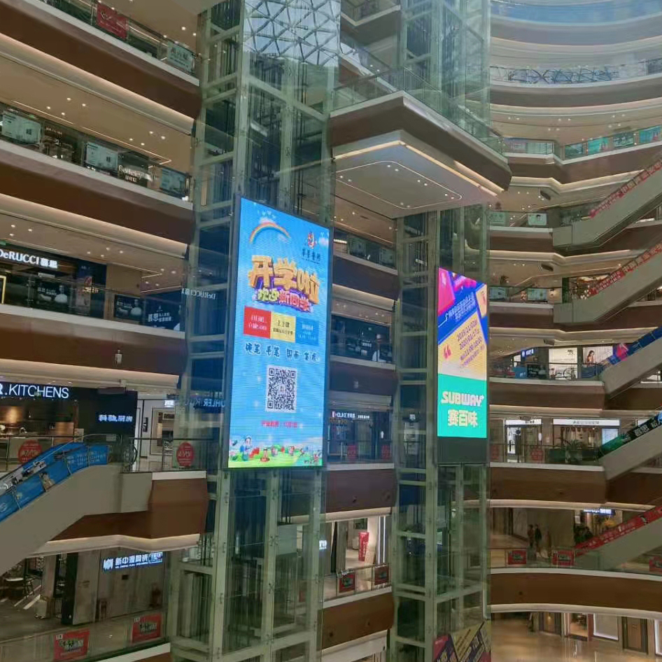 Pantalla de tablero inteligente de publicidad de letreros LED HD de centro comercial