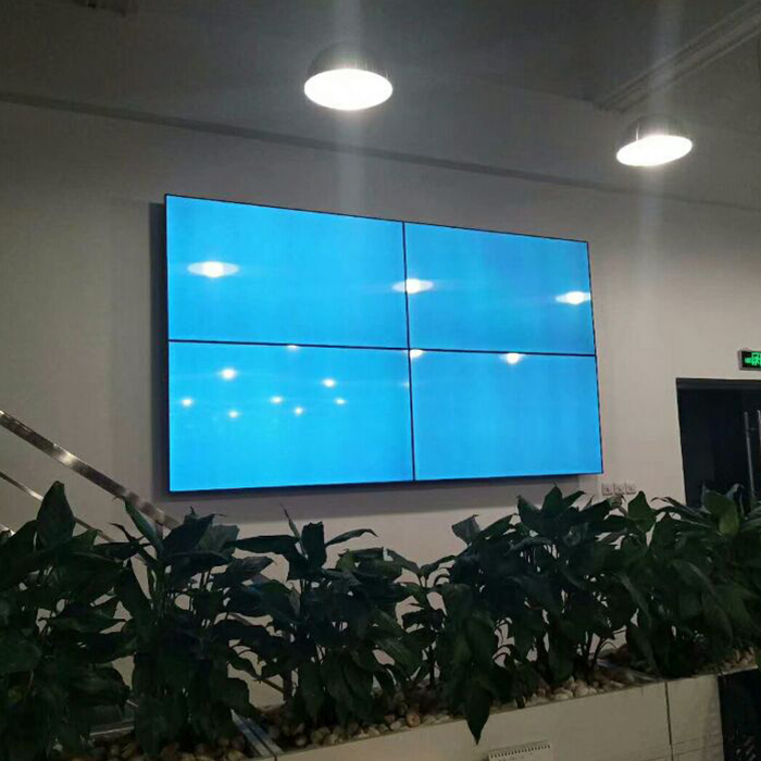 Pantalla de pared de señalización de video digital 4K LCD para interiores