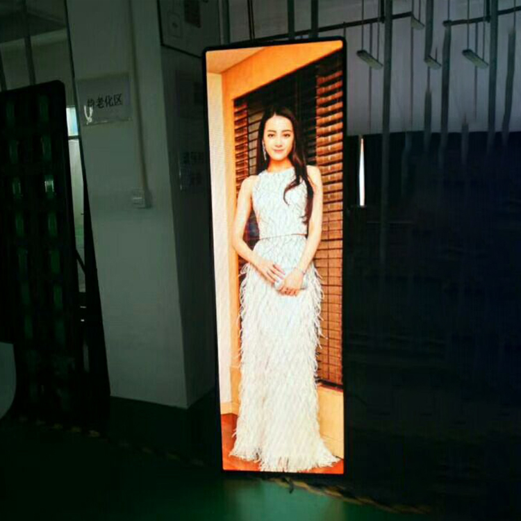 Panel de póster con pantalla de vídeo LED P4 portátil