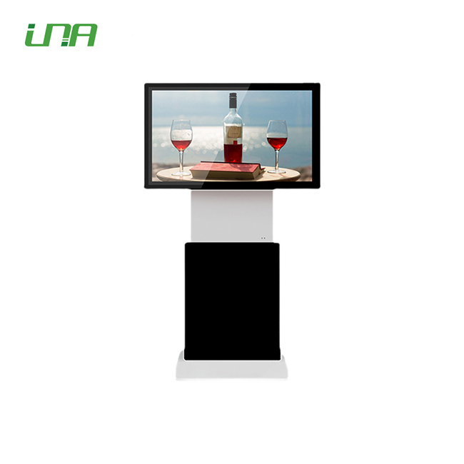Pantalla de video rotativa LCD 4K UHD Ads con sistema Android